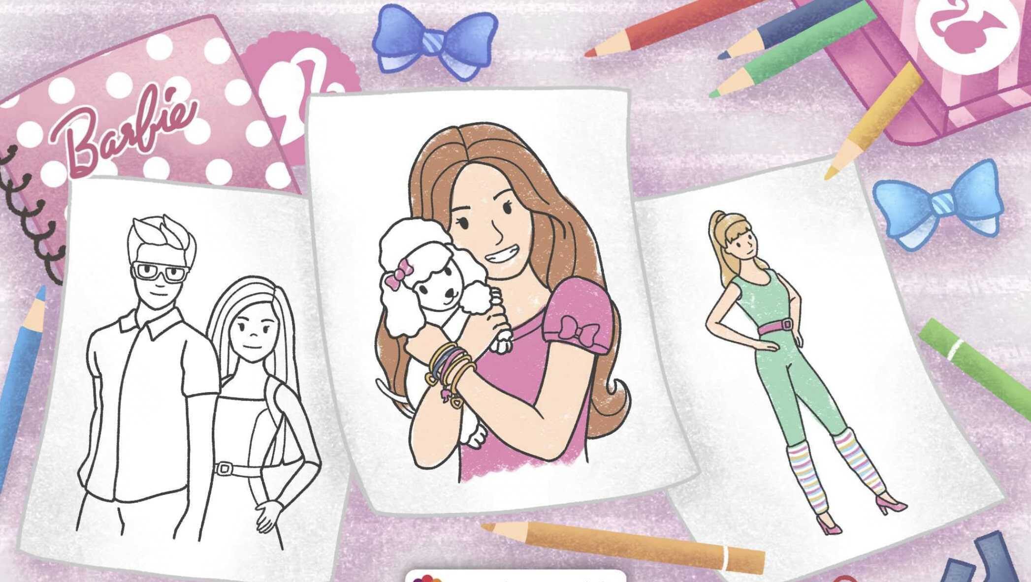 Barbie Coloring Pages pdfs